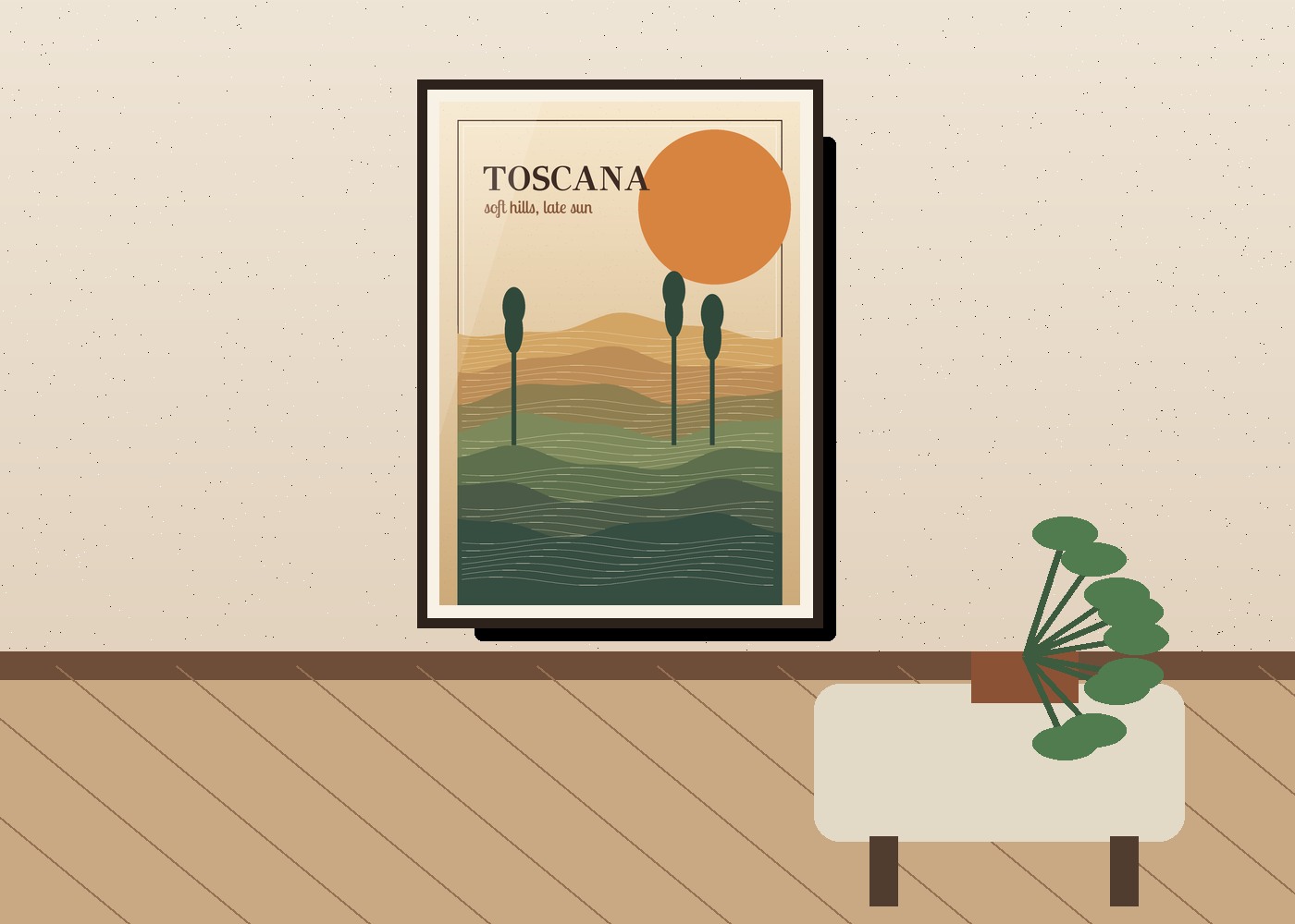 Toscana Soft Hills mockup